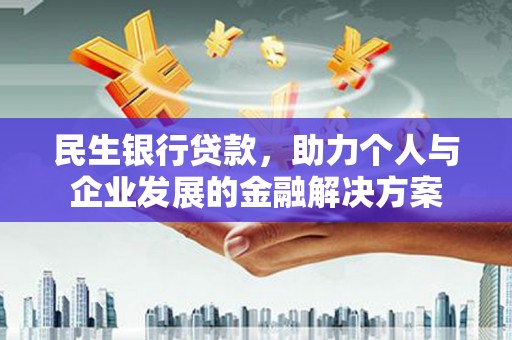 阳东民生银行贷款，助力个人与企业发展的金融解决方案