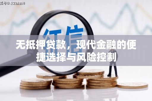 阳东无抵押贷款，现代金融的便捷选择与风险控制