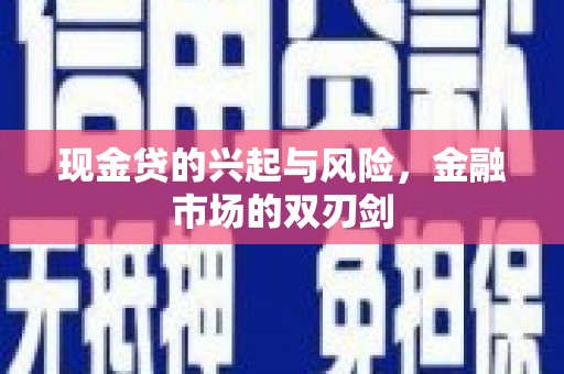 阳东现金贷的兴起与风险，金融市场的双刃剑