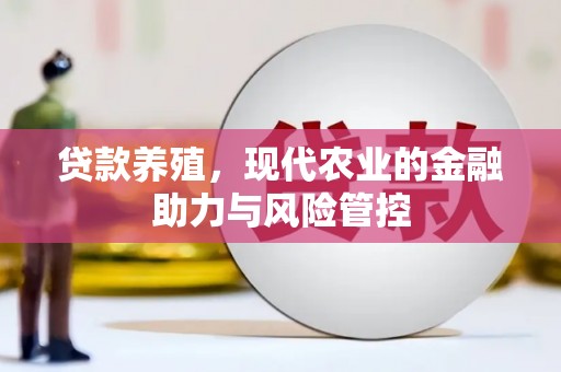 阳东贷款养殖，现代农业的金融助力与风险管控