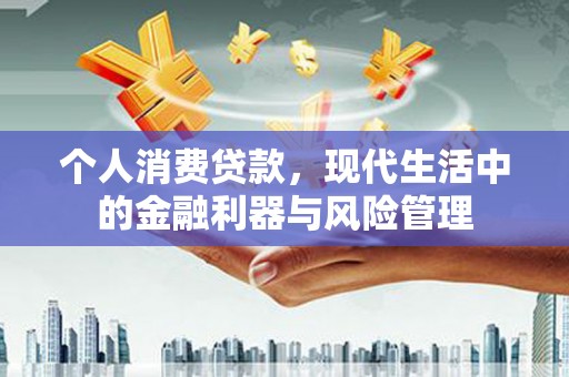 阳东个人消费贷款，现代生活中的金融利器与风险管理