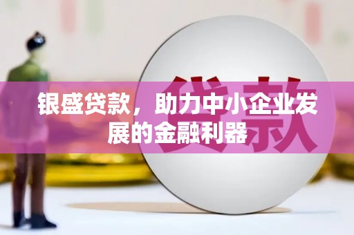 阳东银盛贷款，助力中小企业发展的金融利器