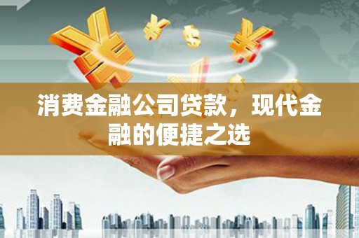 阳东消费金融公司贷款，现代金融的便捷之选