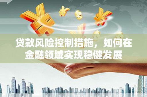 阳东贷款风险控制措施，如何在金融领域实现稳健发展