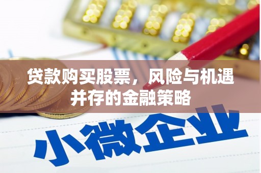 阳东贷款购买股票，风险与机遇并存的金融策略