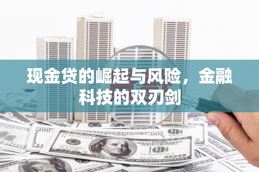 阳东现金贷的崛起与风险，金融科技的双刃剑