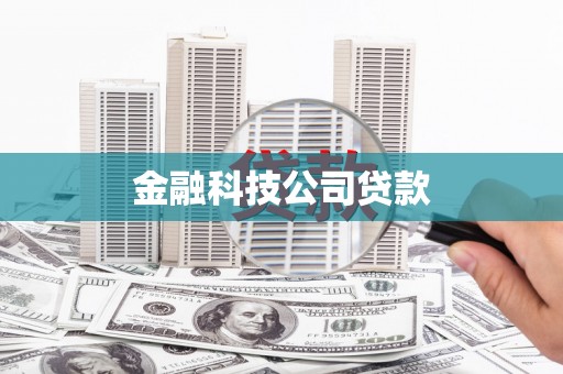 阳东金融科技公司贷款