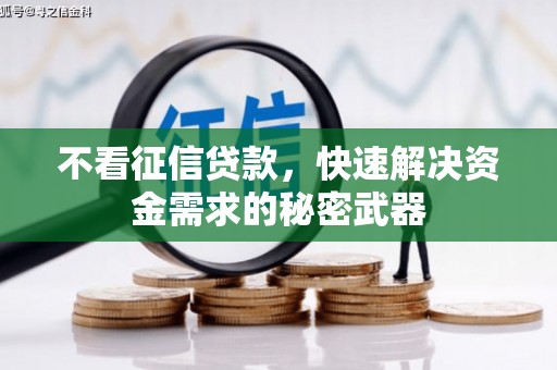 阳东不看征信贷款，快速解决资金需求的秘密武器