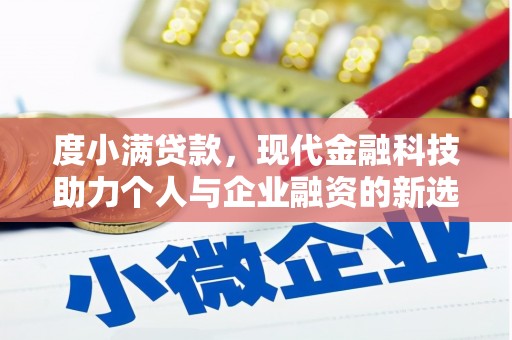 阳东度小满贷款，现代金融科技助力个人与企业融资的新选择