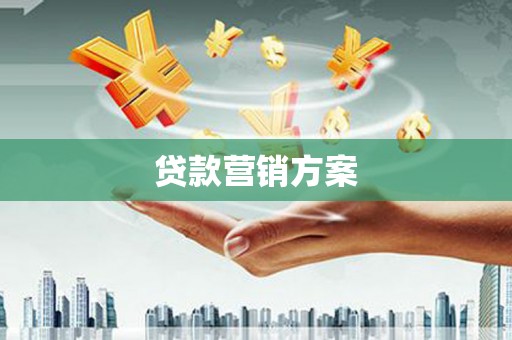 阳东贷款营销方案
