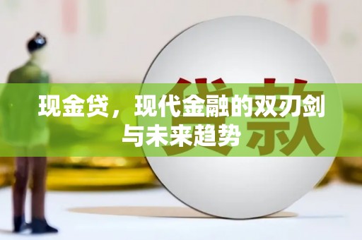 阳东现金贷，现代金融的双刃剑与未来趋势