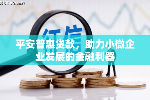 阳东平安普惠贷款，助力小微企业发展的金融利器