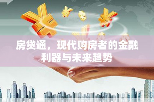 阳东房贷通，现代购房者的金融利器与未来趋势