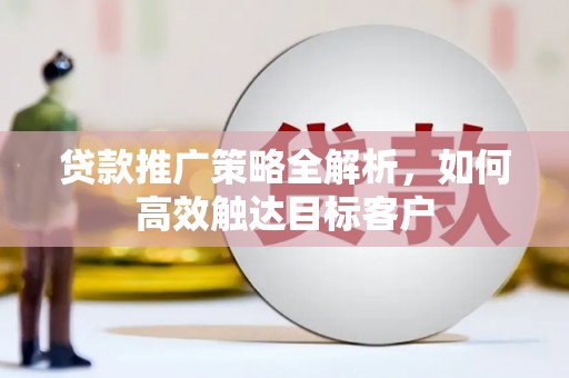 阳东贷款推广策略全解析，如何高效触达目标客户