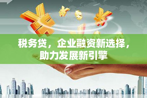 阳东税务贷，企业融资新选择，助力发展新引擎