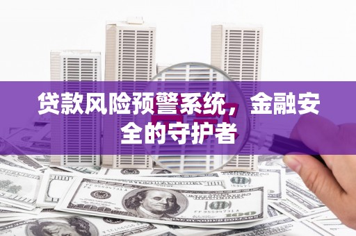 阳东贷款风险预警系统，金融安全的守护者