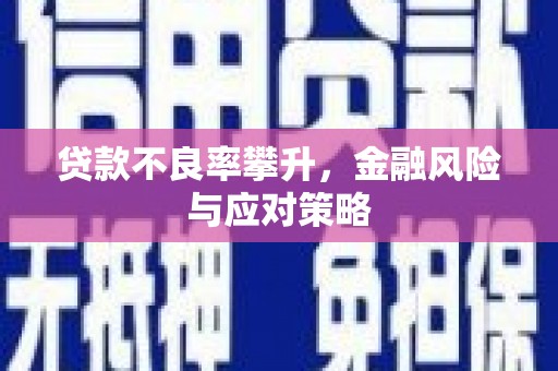 阳东贷款不良率攀升，金融风险与应对策略