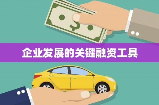 阳东企业发展的关键融资工具