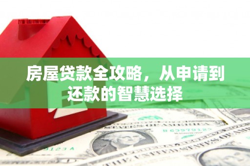 阳东房屋贷款全攻略，从申请到还款的智慧选择