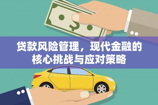 阳东贷款风险管理，现代金融的核心挑战与应对策略