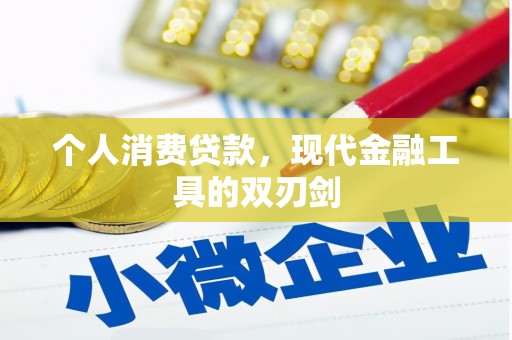 阳东个人消费贷款，现代金融工具的双刃剑