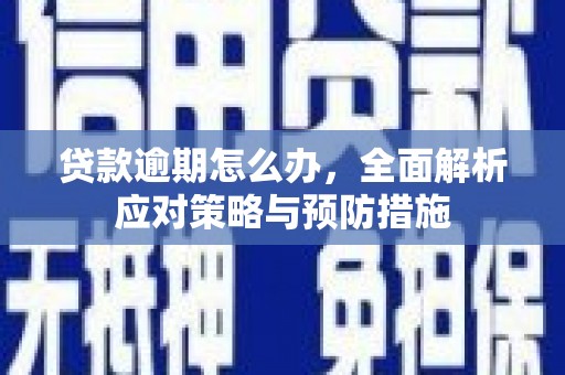 阳东贷款逾期怎么办，全面解析应对策略与预防措施
