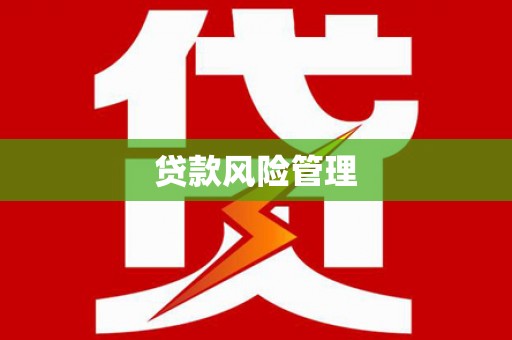 阳东贷款风险管理
