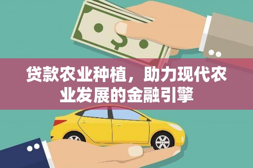 阳东贷款农业种植，助力现代农业发展的金融引擎