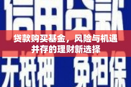 阳东贷款购买基金，风险与机遇并存的理财新选择