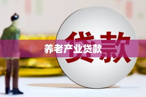 阳东养老产业贷款