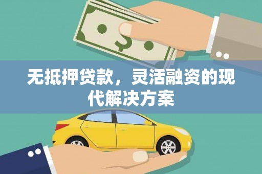 阳东无抵押贷款，灵活融资的现代解决方案