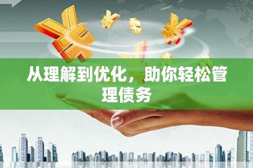 阳东从理解到优化，助你轻松管理债务