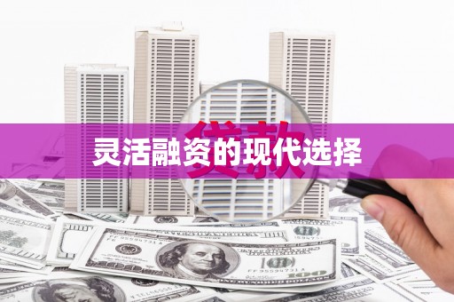 阳东灵活融资的现代选择
