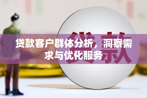 阳东贷款客户群体分析，洞察需求与优化服务