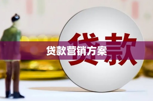 阳东贷款营销方案